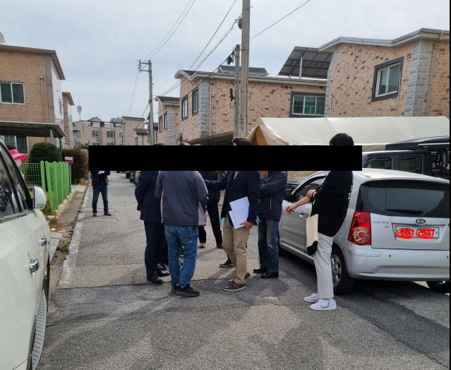 경기도청 평택시청 삼천리도시가스 담당자 현장확인 모습