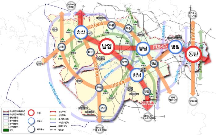 2도심·4부도심·9지역중심… 화성의 미래 지형도가 확정됐다 기사 이미지